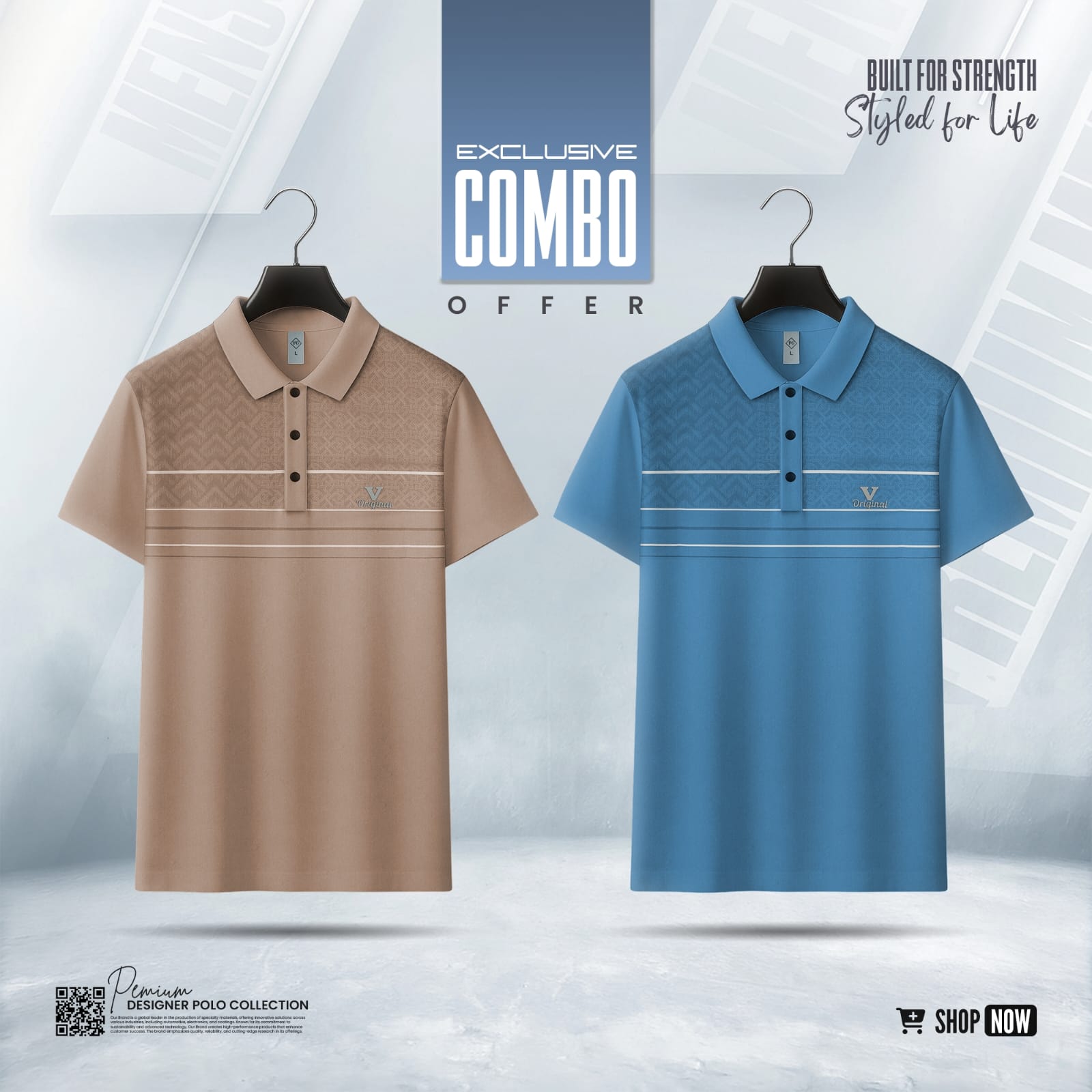 Premium Imported China Fabric Polo FG 501,502